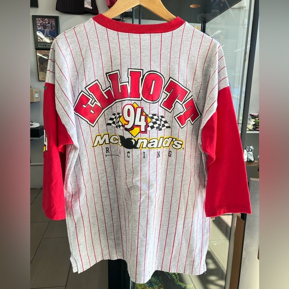 Vintage 90s McDonald’s Crew Racing Elliot Shirt Size Large - Picture 5 of 9